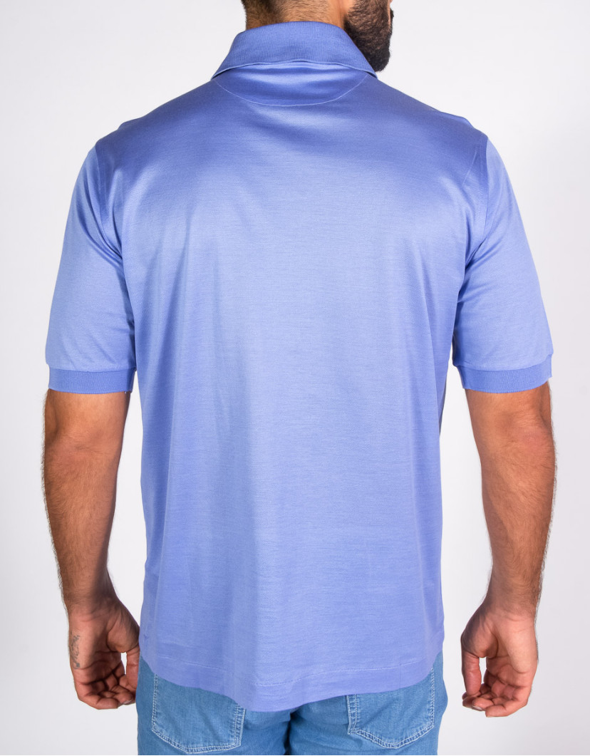 Patrick-Hellmann-Collection-Light-Blue-Polo-T-shirt-100-Cotton-image Patrick Hellmann Collection Light Blue Polo T-shirt 100% Cotton image