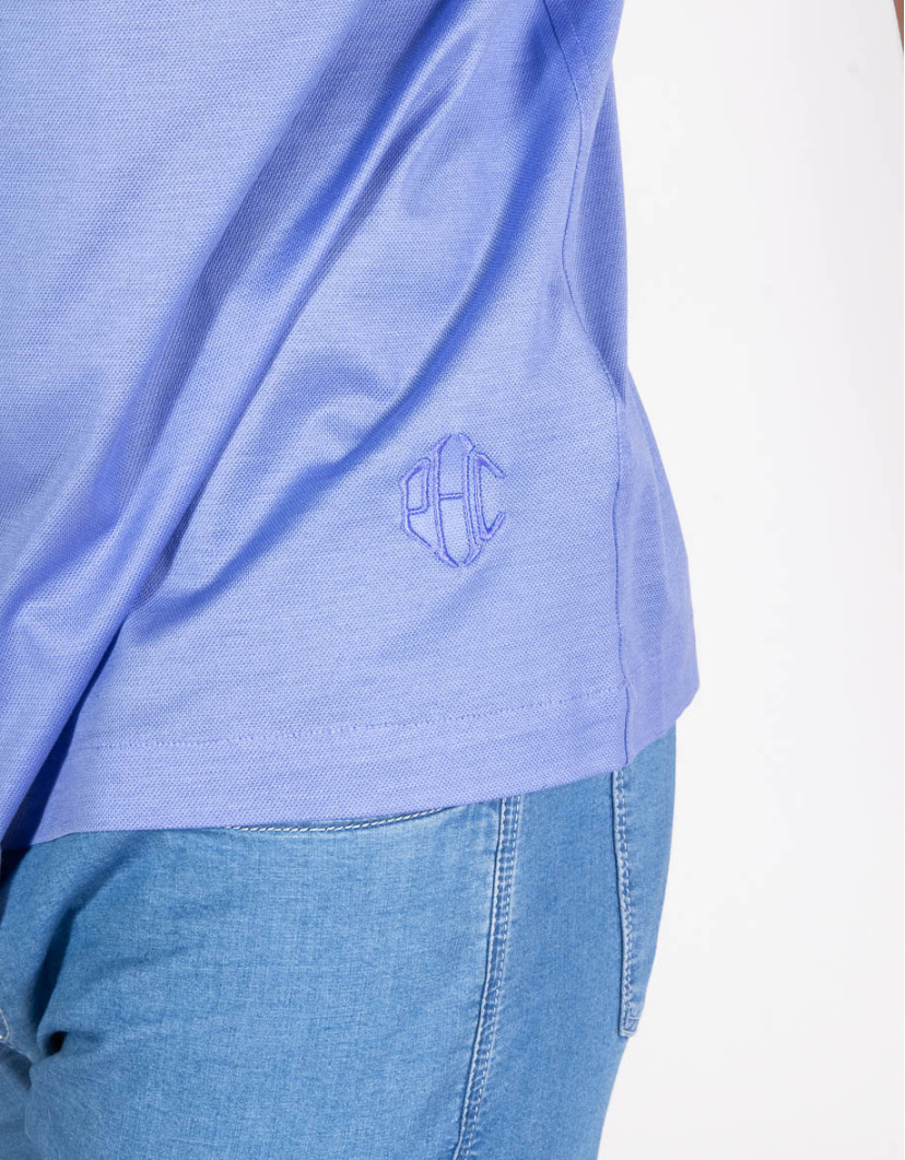 Patrick-Hellmann-Collection-Light-Blue-Polo-T-shirt-100-Cotton-image Patrick Hellmann Collection Light Blue Polo T-shirt 100% Cotton image