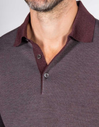 Patrick-Hellmann-Collection-Bordo-Polo-T-shirt-thumbnail-2 Patrick Hellmann Collection Bordo Polo T-shirt  thumbnail 2