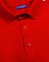Patrick Hellmann Collection Red Polo T-shirt 100% Cotton thumbnail 2