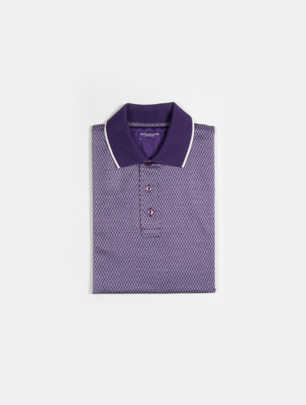 Patrick Hellmann CollectionPurple Polo T-shirt 100% Cottonimage954