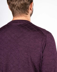 Patrick Hellmann Collection Purple Pullover Round-Neck thumbnail 5