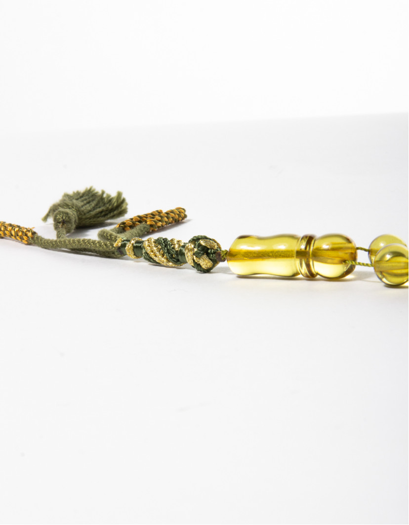P by Privilege  100% Natural Amber 33 Beads image