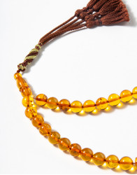 P by Privilege 100% Natural Amber 33 Beads thumbnail 3