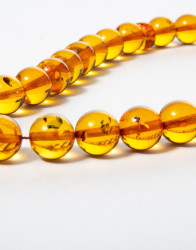 P by Privilege 100% Natural Amber 33 Beads thumbnail 2