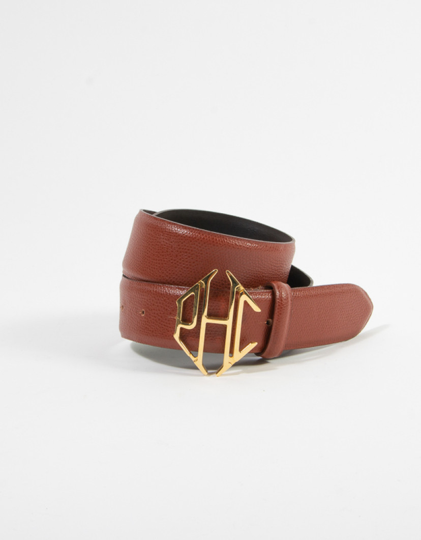 Patrick Hellmann Collection Brown Belt Genuine Leather image