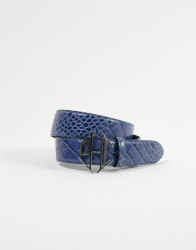 Patrick-Hellmann-Collection-Blue-Belt-Genuine-Leather-thumbnail Patrick Hellmann Collection Blue Belt Genuine Leather  thumbnail