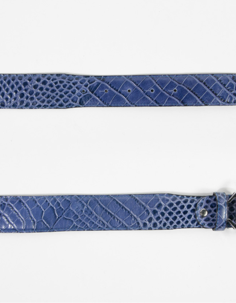 Patrick-Hellmann-Collection-Blue-Belt-Genuine-Leather-image Patrick Hellmann Collection Blue Belt Genuine Leather  image