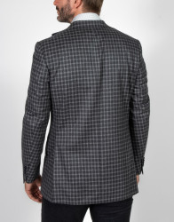 Patrick Hellmann Collection Grey Blazer 100% Wool thumbnail 4