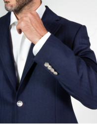 Patrick Hellmann Collection Navy Blue Blazer  thumbnail 2