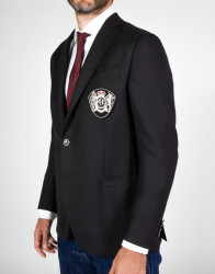 Patrick Hellmann Collection Black Blazer 100% Pure New Wool thumbnail 2