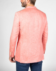 Patrick Hellmann Collection Light Orange Linen Blazer thumbnail 6