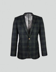 Patrick Hellmann Collection Green Blazer 100% Wool  thumbnail