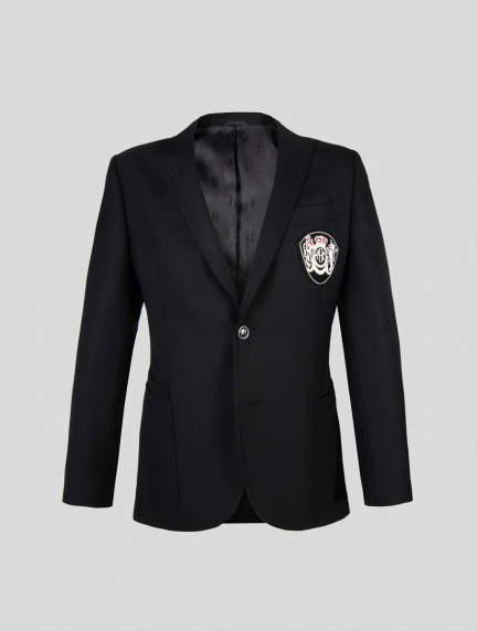 Patrick Hellmann CollectionBlack Blazer 100% Pure New Woolimage847