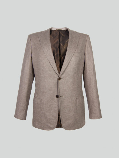 Patrick Hellmann CollectionHand-Made Beige Blazerimage838