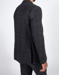 Patrick Hellmann Collection Dark Grey Blazer 100% Wool thumbnail 3