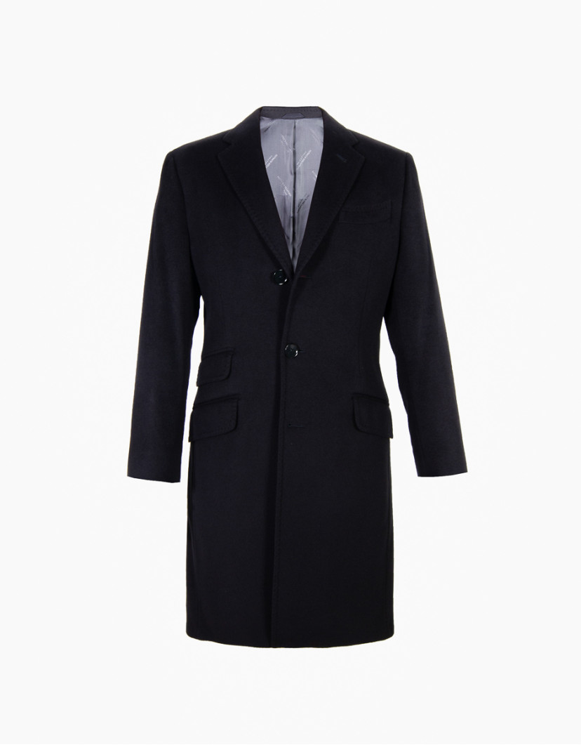 Patrick-Hellmann-Collection-Navy-Blue-Coat-100-Cashmere-image Patrick Hellmann Collection Navy Blue Coat 100% Cashmere image