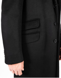 Patrick Hellmann Collection Black Coat 100% Cashmere thumbnail 6