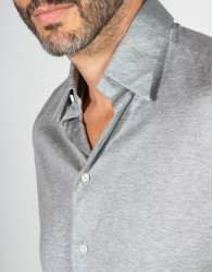 Patrick-Hellmann-Collection-Grey-Stretchy-Shirt-100-Cotton-thumbnail-2 Patrick Hellmann Collection Grey Stretchy Shirt 100% Cotton thumbnail 2