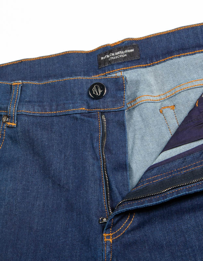 Patrick Hellmann Collection Navy Blue Jeans image