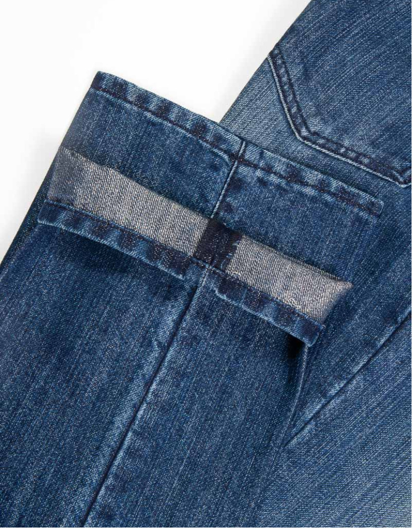 Patrick Hellmann Collection Blue Jeans With Silver image