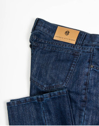 Patrick Hellmann Collection Navy Blue Jeans With Silver thumbnail 8