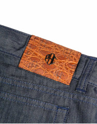 Patrick Hellmann Collection Navy Blue Denim Fine Material thumbnail 4