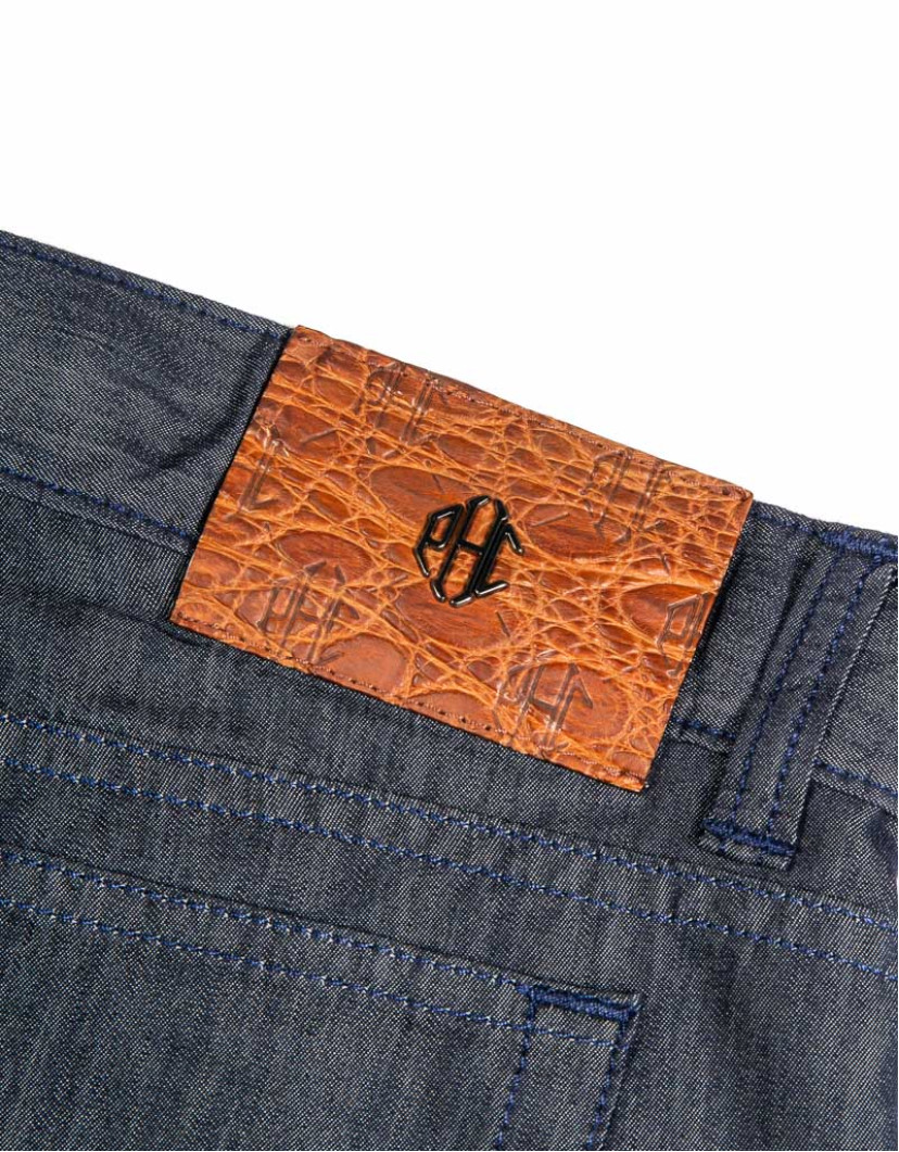 Patrick Hellmann Collection Navy Blue Denim Fine Material image