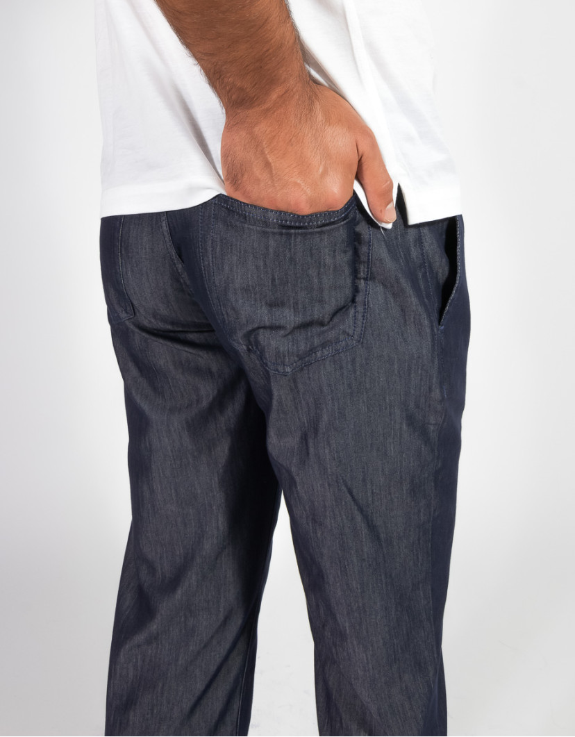 Patrick Hellmann Collection Navy Blue Denim Fine Material image