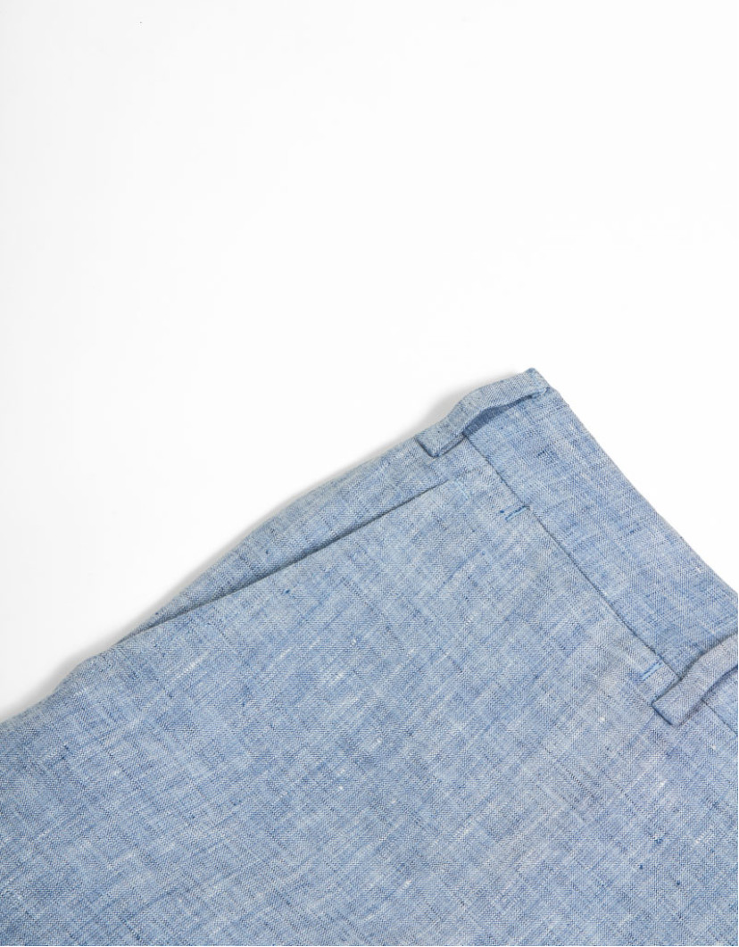 Patrick-Hellmann-Collection-100-Linen-Trousers-Light-Blue-image Patrick Hellmann Collection 100% Linen Trousers Light Blue image