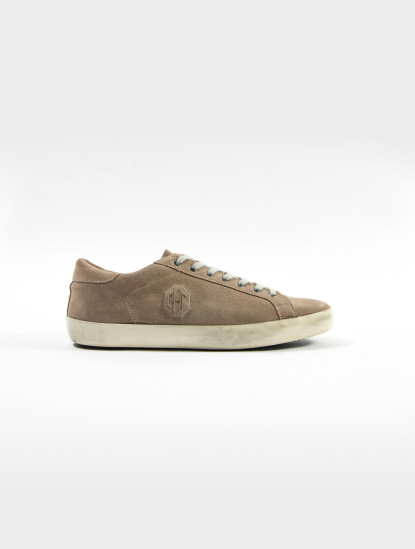 Patrick Hellmann CollectionBeige Suede Leather Sneakers image890