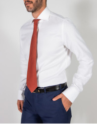 Patrick Hellmann Collection Red Tie With Black Dots  100% Wool thumbnail 1