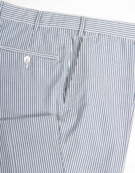 Patrick Hellmann Collection 100% Cotton Trousers Blue White Lines thumbnail 4