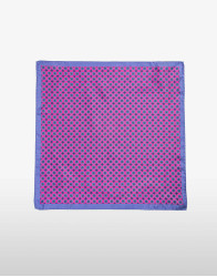 Patrick Hellmann Collection Pink Pocket Square 100% Silk thumbnail 3