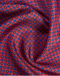 Patrick Hellmann Collection Red Pocket Square 100% Silk thumbnail 2