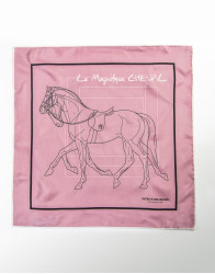 Patrick Hellmann Collection Pink Pocket Square 100% Silk thumbnail 3