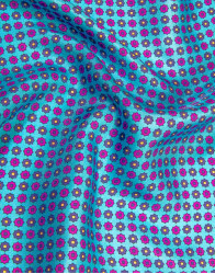 Patrick Hellmann Collection 100% Silk Light Blue Purple thumbnail 2