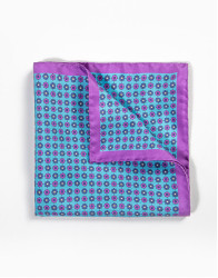 Patrick Hellmann Collection 100% Silk Light Blue Purple thumbnail