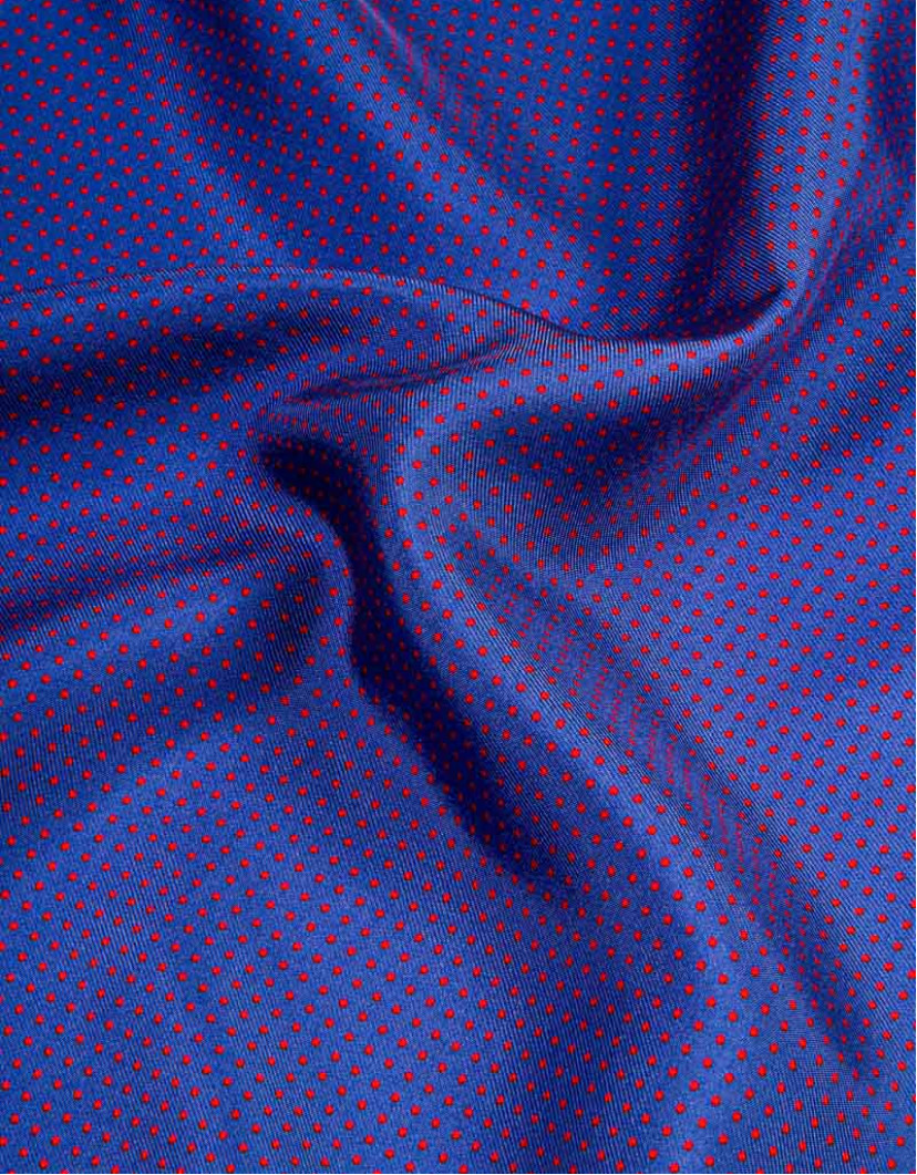 Patrick-Hellmann-Collection-Pocket-Square-Blue-100-Silk-image Patrick Hellmann Collection Pocket Square  Blue 100% Silk image