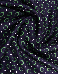 Patrick Hellmann Collection Blue With Green 100% Silk thumbnail 2