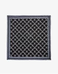 Patrick Hellmann Collection Black Pocket Square 100% Silk thumbnail 3