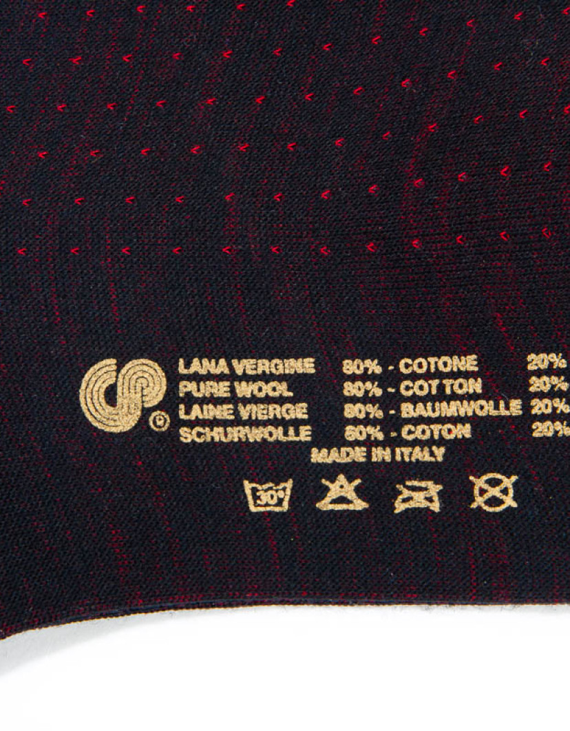 Patrick Hellmann Collection Socks With small Red Dots  image