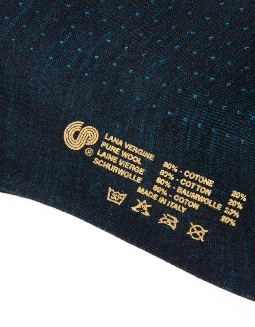 Patrick Hellmann Collection Socks With Blue Dots  image