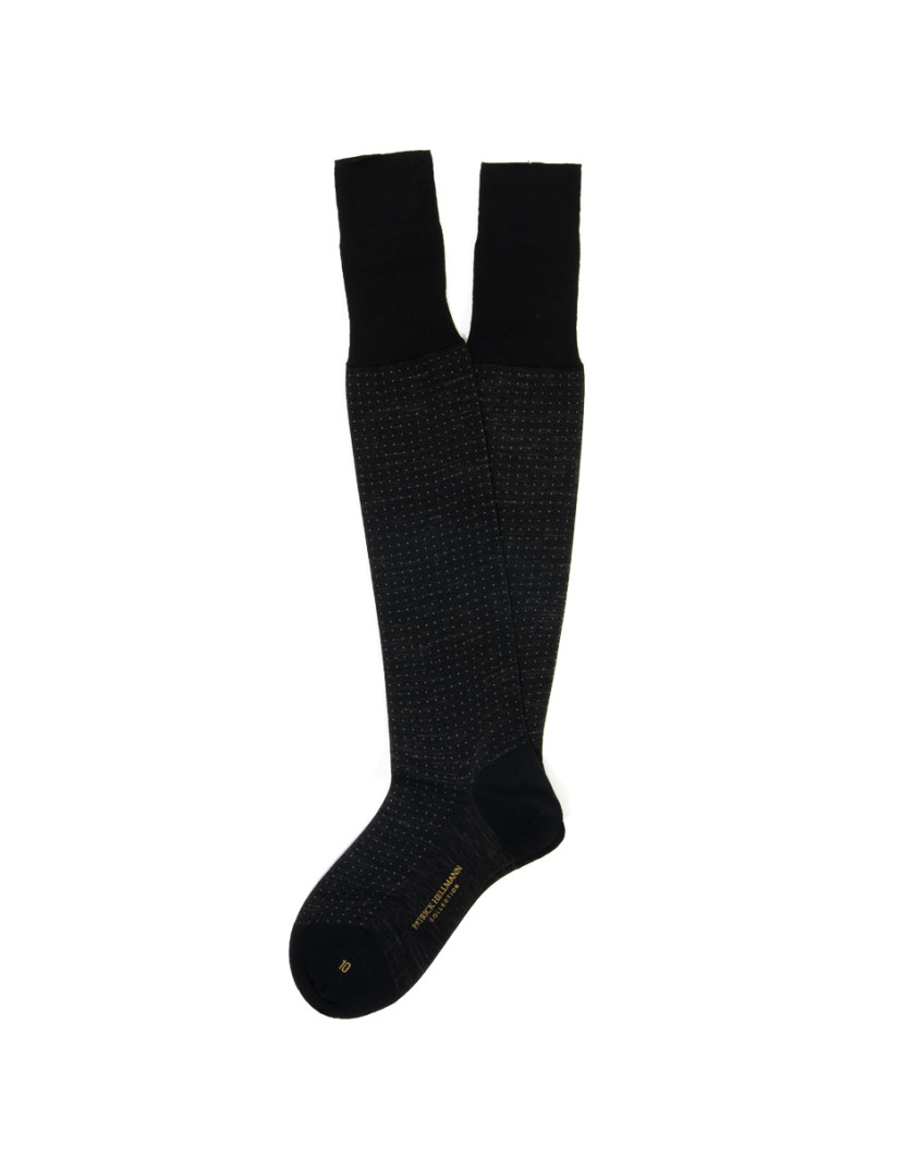 Patrick Hellmann Collection Socks With Grey Dots image