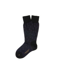Patrick Hellmann Collection Black With Purple Socks  thumbnail