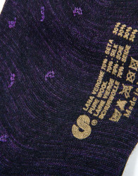 Patrick Hellmann Collection Black With Purple Socks  thumbnail 3