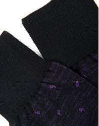 Patrick Hellmann Collection Black With Purple Socks  thumbnail 4