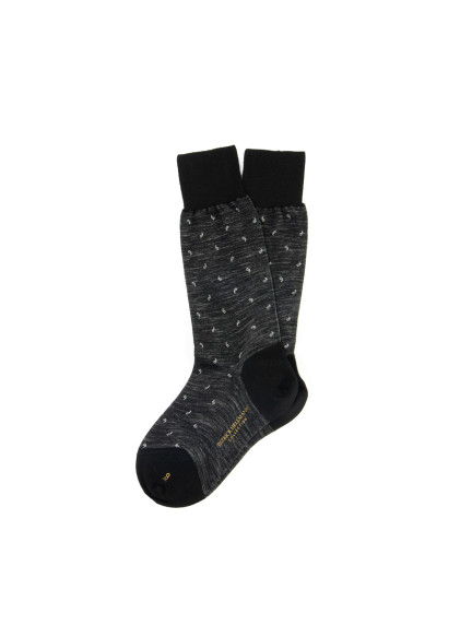 Patrick Hellmann CollectionBlack And Grey Socks image686