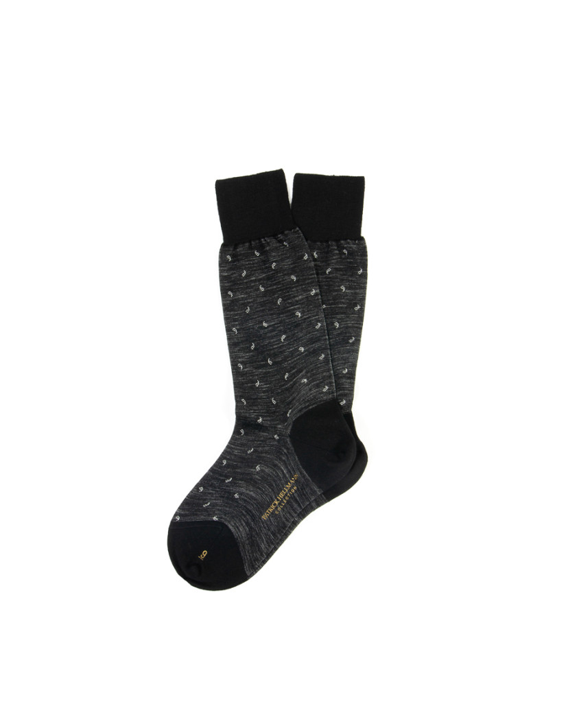 Patrick Hellmann Collection Black And Grey Socks  image
