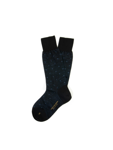 Patrick Hellmann CollectionBlack And Blue Socksimage687